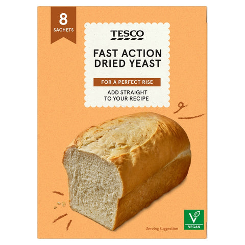 Tesco Fast Action Dried Yeast 56G