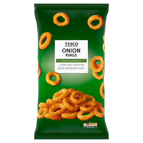 Tesco Onion Rings Snacks 300G