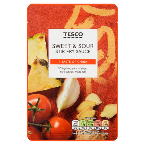 Tesco Sweet & Sour Stir Fry Sauce 120G