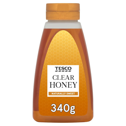 Tesco Squeezy Clear Honey 340G