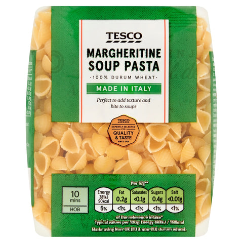 Tesco Margheritine Soup Pasta 250G