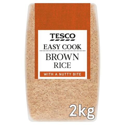 Tesco Easy Cook Brown Rice 2Kg