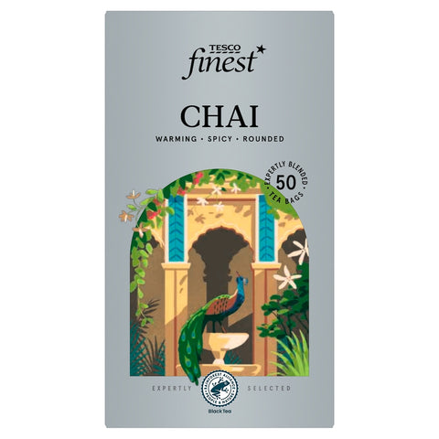 Tesco Finest Chai 50 Tea Bags 125G