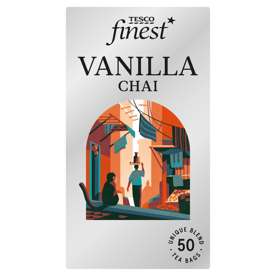 Tesco Finest Vanilla Chai 50 Tea Bags 125G