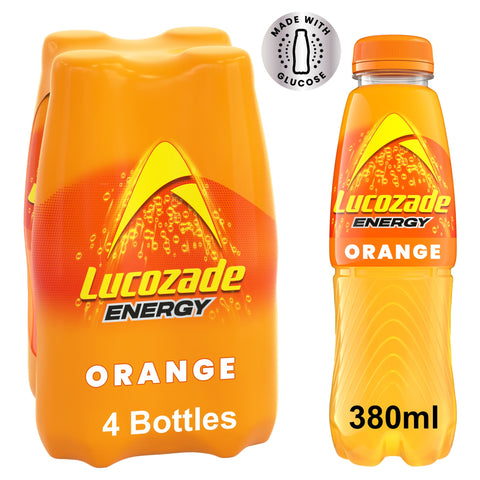 Lucozade Energy Orange 4 X 380Ml