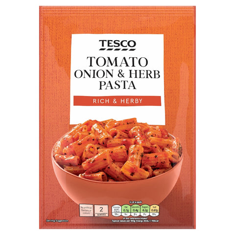 Tesco Tomato Onion & Herb Pasta 120g