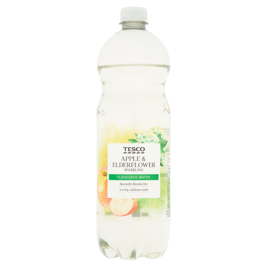 Tesco Apple & Elderflower Sparkling Water 1 Litre