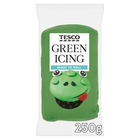Tesco Ready To Roll Green Icing 250g