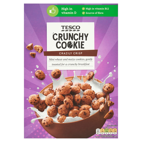 Tesco Crunchy Cookie Cereal 325G
