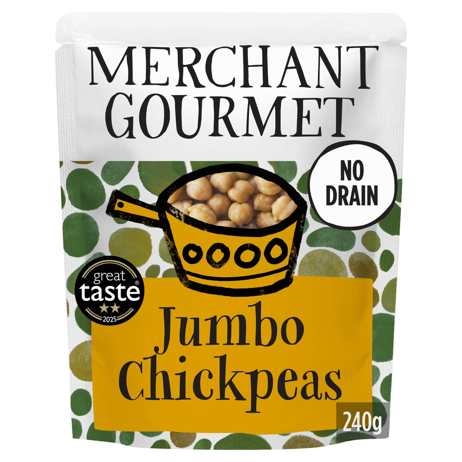 Merchant Gourmet Jumbo Chickpeas 240g