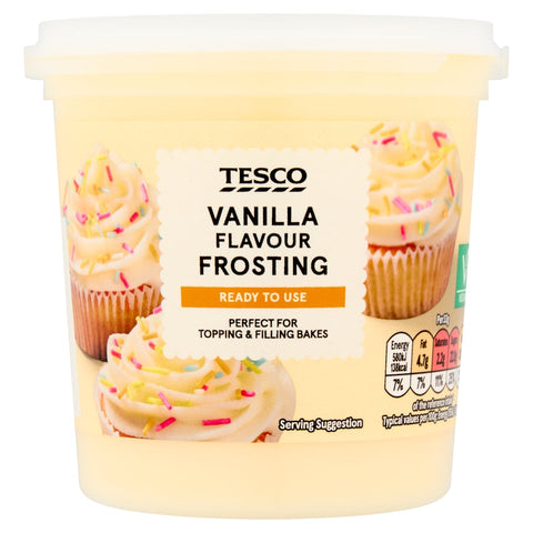 Tesco Vanilla Flavour Frosting 400G