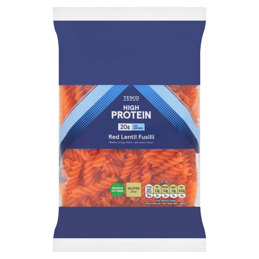 Tesco Gluten Free Red Lentil Fusilli 250g