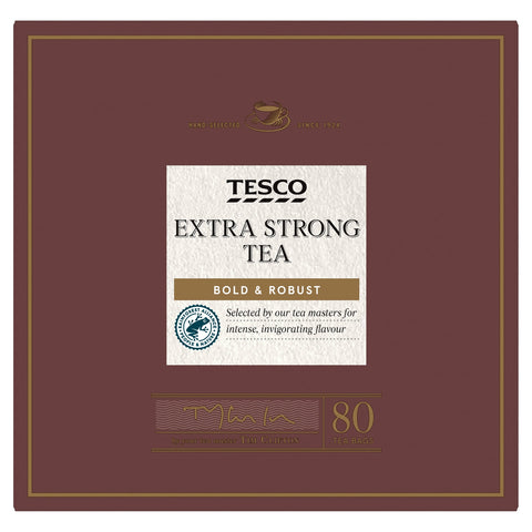 Tesco Extra Strong Tea 80 Bags 250G