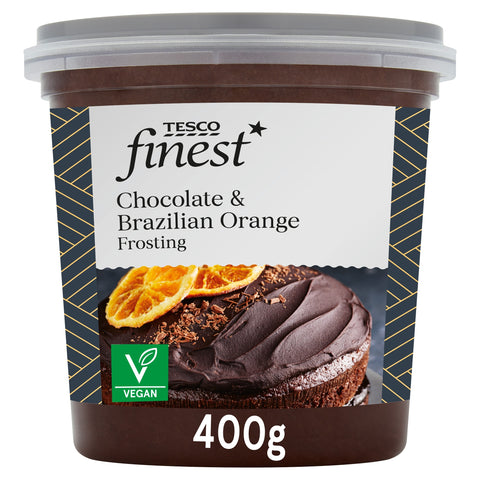 Tesco Finest Chocolate & Brazilian Orange Frosting 400G