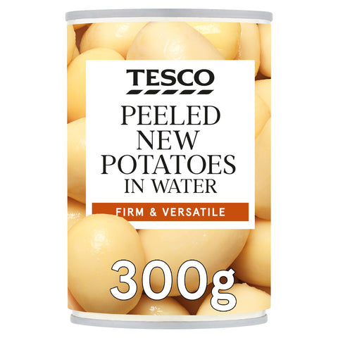 Tesco Peeled New Potatoes In Water 300G