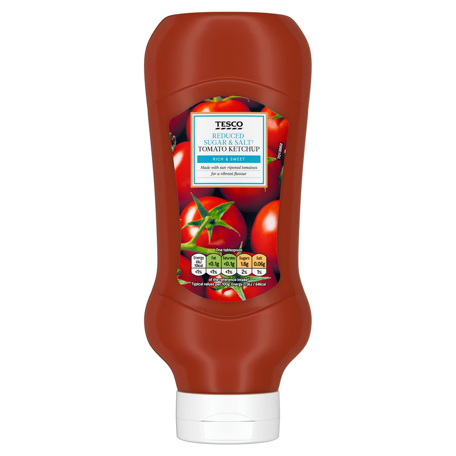 Tesco Reduced Sugar & Salt Ketchup 845G