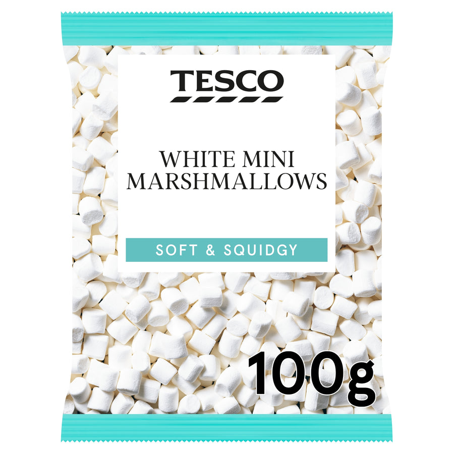 Tesco White Mini Marshmallows 100G