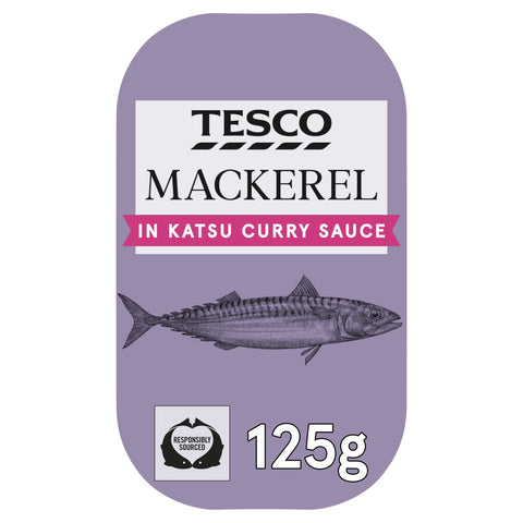 Tesco Mackerel In Katsu Curry Sauce 125G