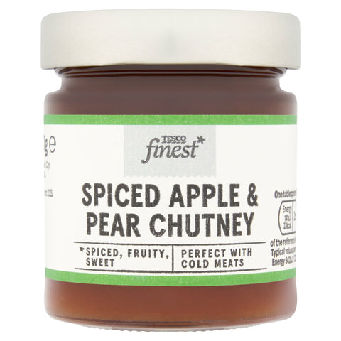 Tesco Finest Spiced Apple & Pear Chutney 220G