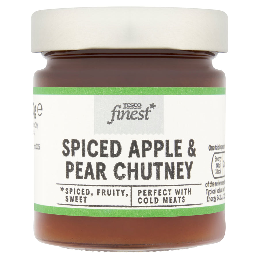 Tesco Finest Spiced Apple & Pear Chutney 220G