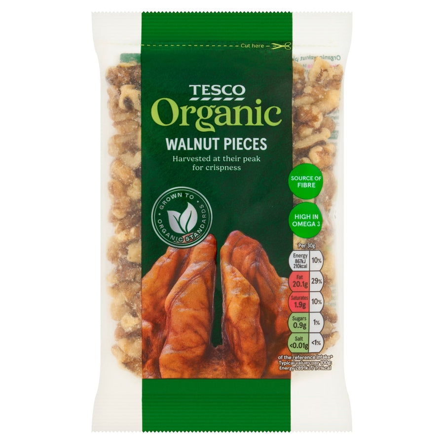 Tesco Organic Walnut Pieces 100G