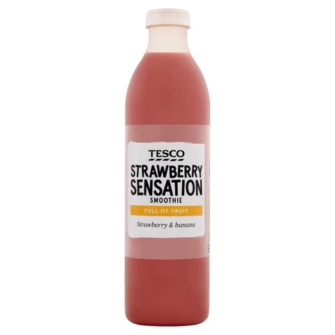 Tesco Strawberry Sensation Smoothie 750Ml