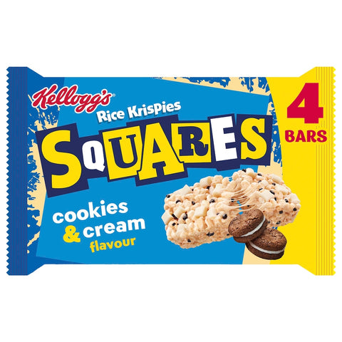 Kellogg's Rice Krispies Squares Cookies & Cream Snack Bars 4x34g