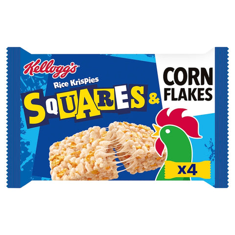 Kellogg's Rice Krispies Squares & Corn Flakes Snack Bars 4x31g