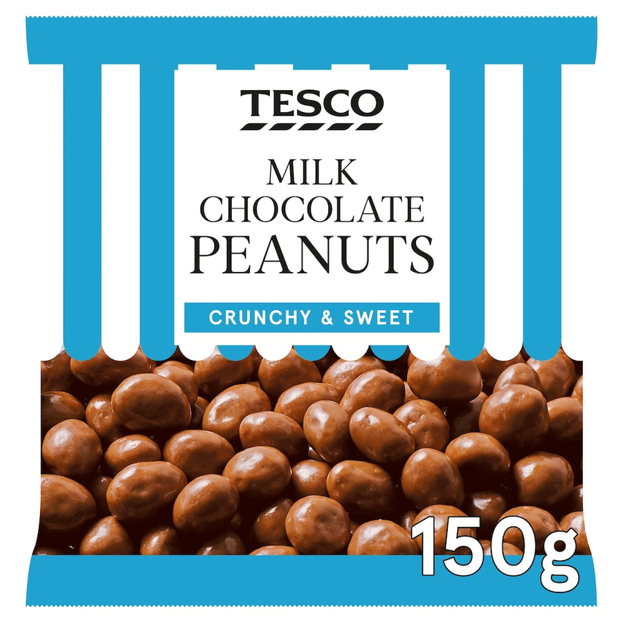 Tesco Milk Chocolate Peanuts 150g