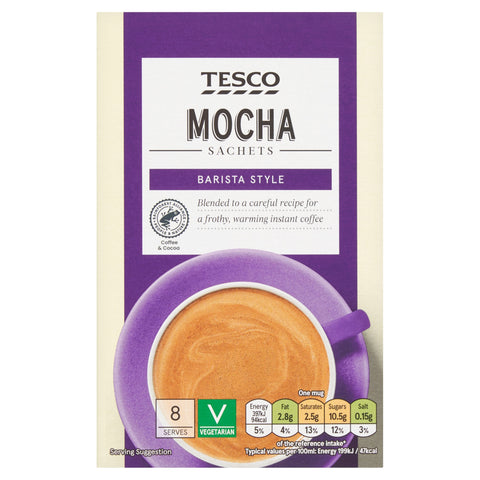Tesco Mocha Sachets 160G (8X20g)