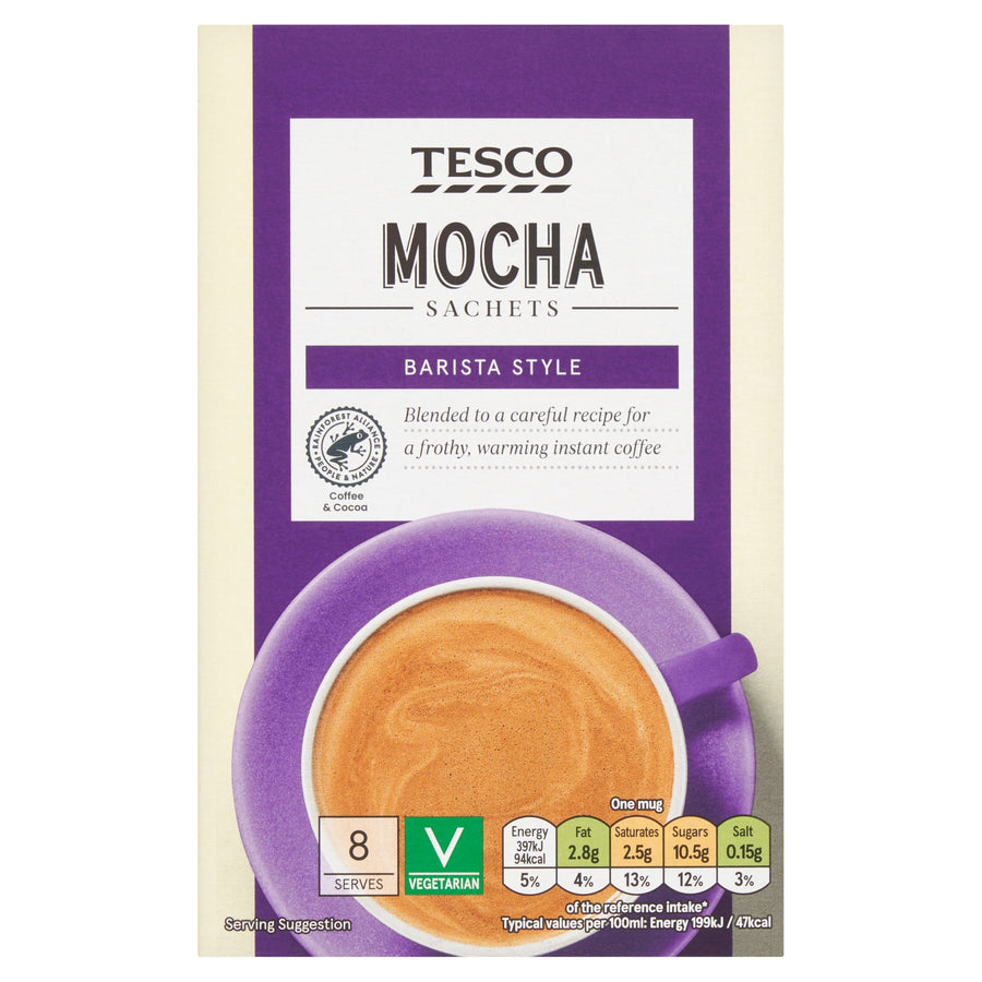 Tesco Mocha Sachets 160G (8X20g)