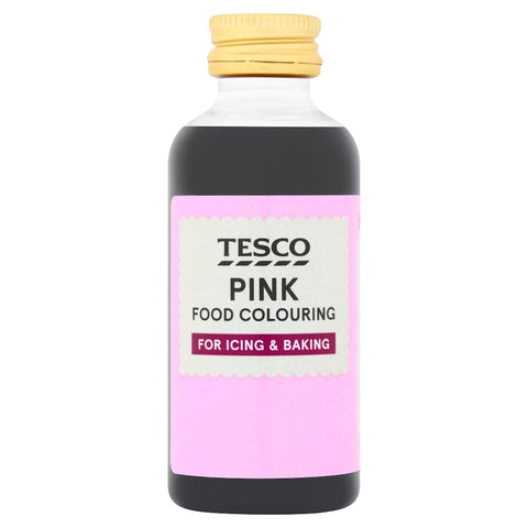 Tesco Pink Food Colouring 60ml