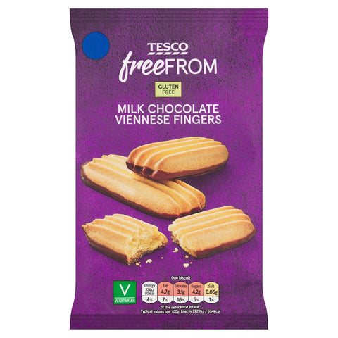 Tesco Free From Half Coated Viennese Fingers 120g
