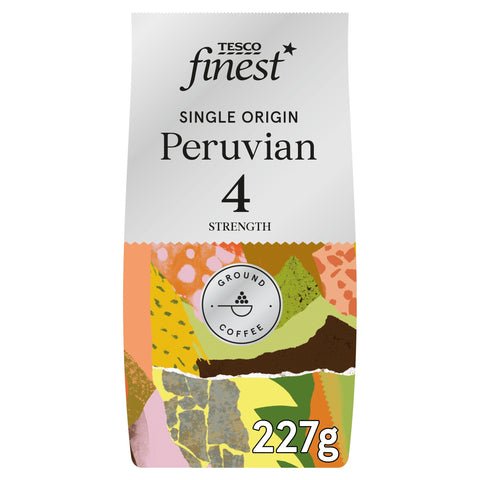 Tesco Finest Peruvian Roast & Ground Coffee 227g
