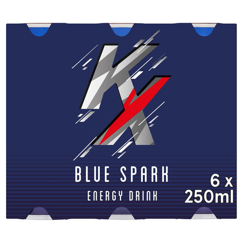 KX Blue Spark Energy Drink 6 x 250ml