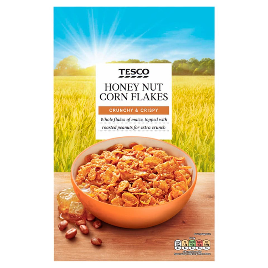 Tesco Honey Nut Corn Flakes 500G