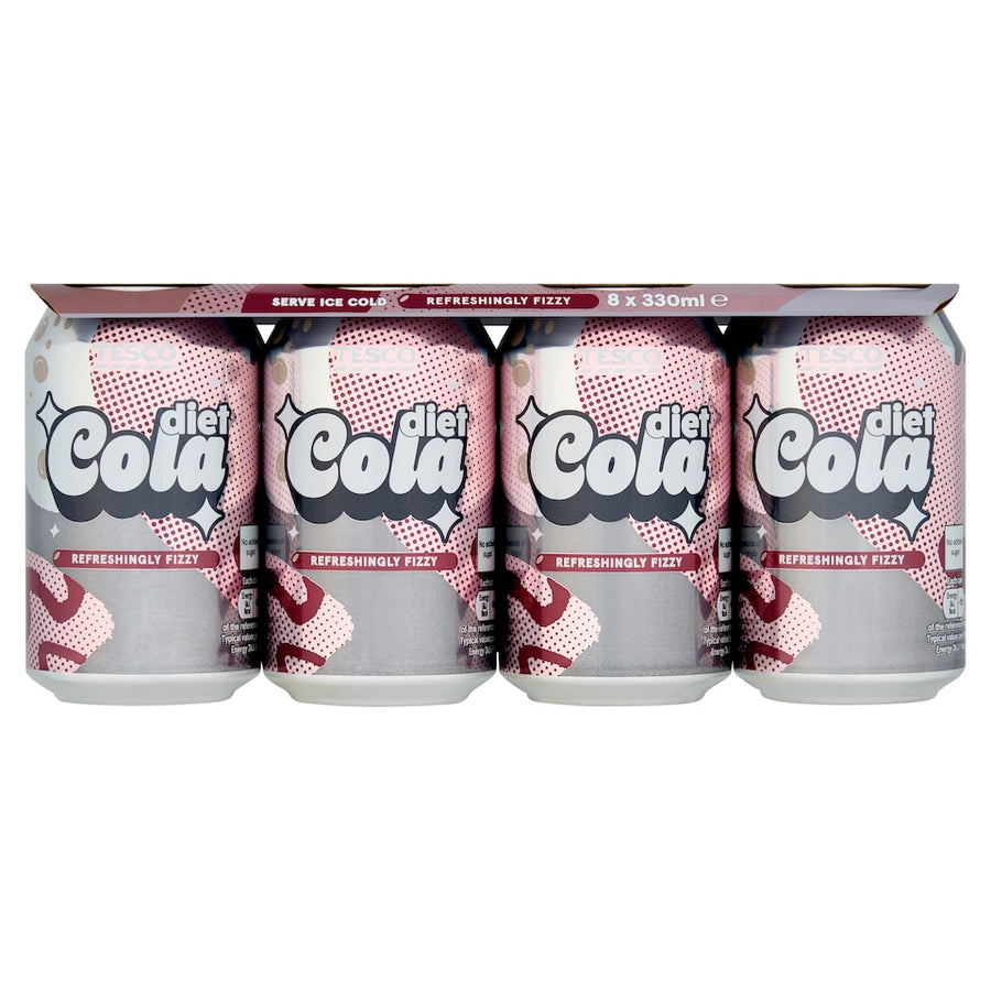 Tesco Diet Cola 8x330ml