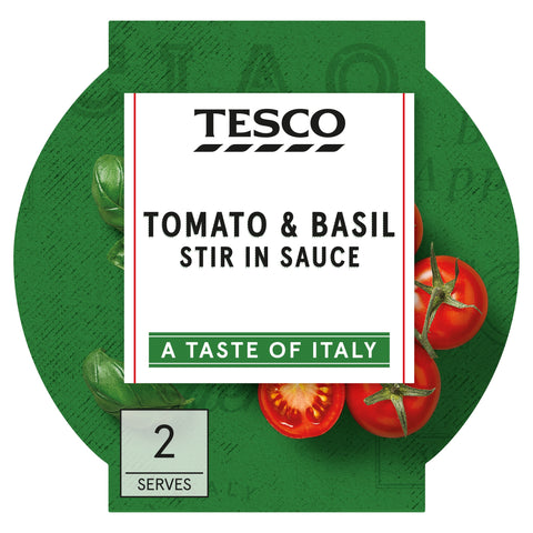 Tesco Tomato & Basil Stir In Sauce 155G