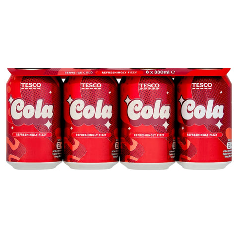 Tesco Classic Cola 8 x 330ml