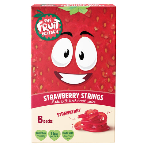 Fruit Factory Fruit Strings Strawberry 5X20g