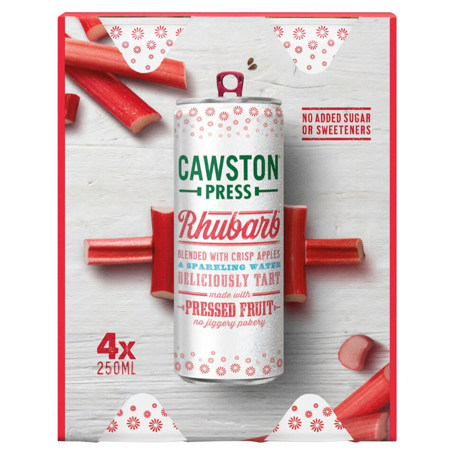 Cawston Press Rhubarb Drink 4 x 250ml