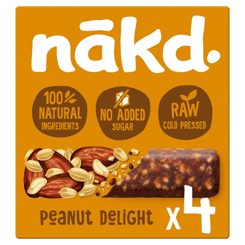 Nakd Peanut Delight Raw Fruit & Nut Bar 4x35g