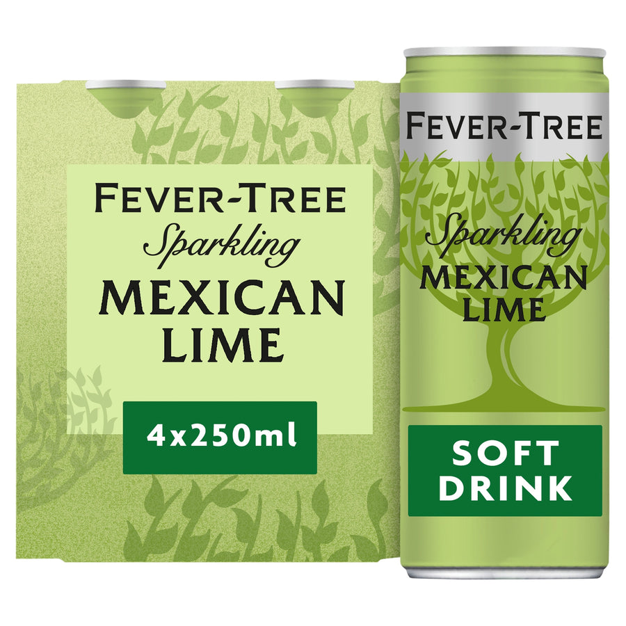 Fever-Tree Light Sparkling Mexican Lime 4X250ml