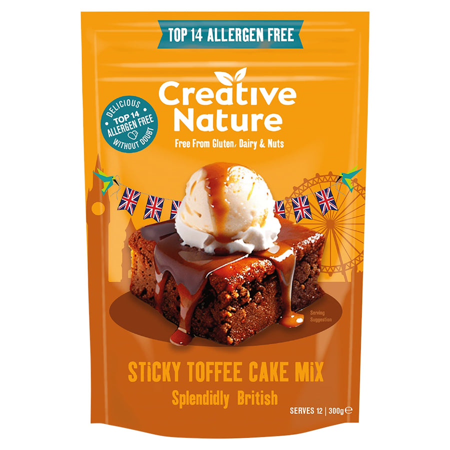 Creative Nature Free From Sticky Toffee Cake Mix 300g
