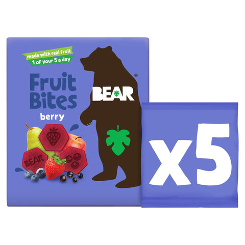 BEAR Fruit Bites Berry 5x20G