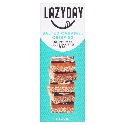 LazyDay Salted Caramel Crispies Rice Crisped Squares 150g