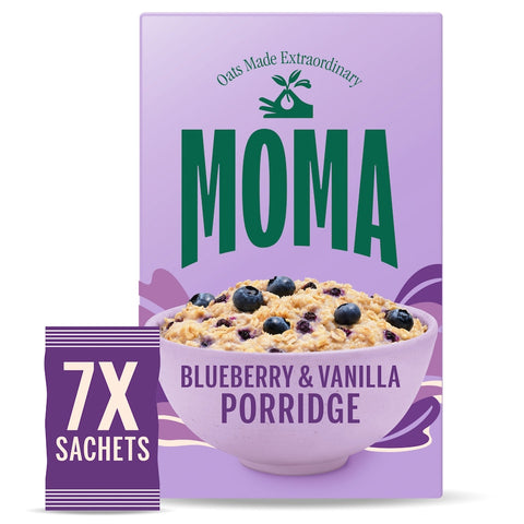 MOMA Blueberry & Vanilla Porridge 7 Sachets 280g