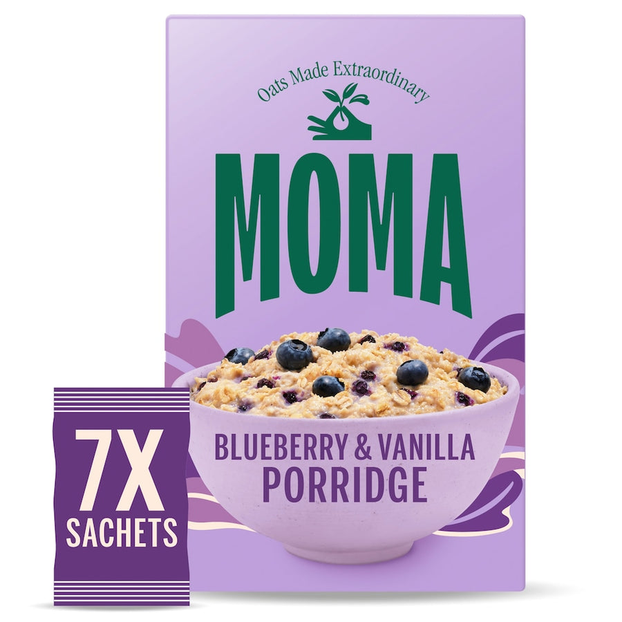 MOMA Blueberry & Vanilla Porridge 7 Sachets 280g