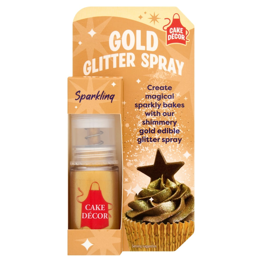 Cake Decor Gold Glitter Spray 4G