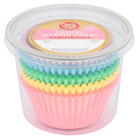 Create A Cake Pastel Muffin Cases 100